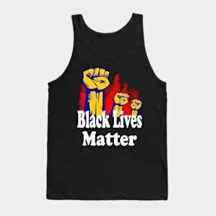 Triple Fist Black Lives Matter BLM Tank Top